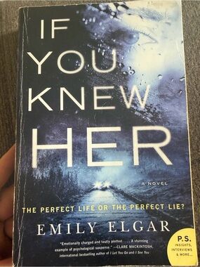 Harper Blue and White Book Back Cover